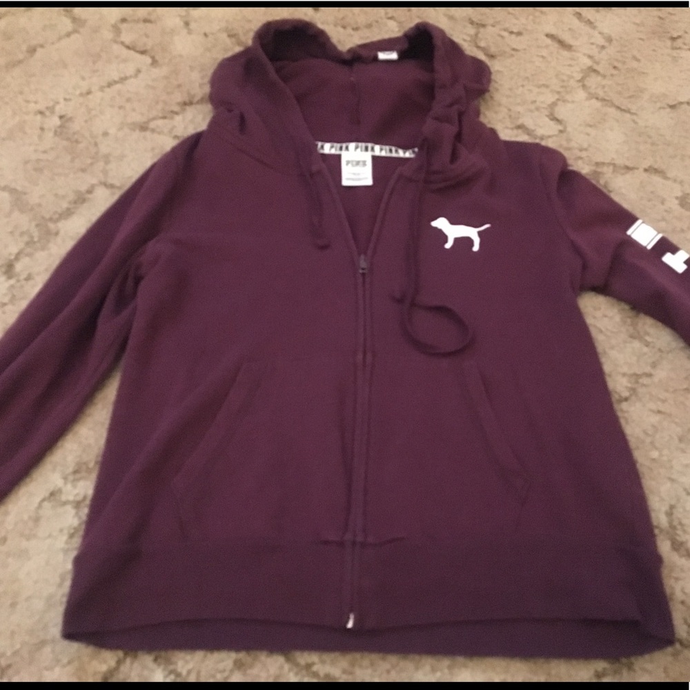 Pink light weight hoodie